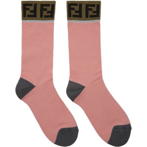 pink fendi background|pink Fendi stockings.